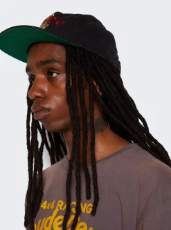 Rhude Off Road Washed Canvas Hat Black