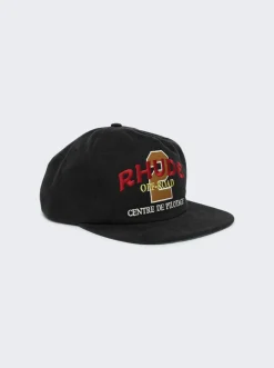 Rhude Off Road Washed Canvas Hat Black