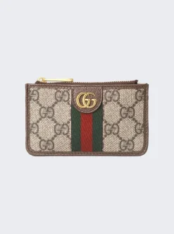 Gucci Ophidia Cared Case In Gg Supreme Brown