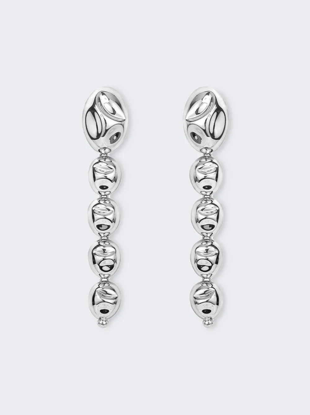 Monica Sordo Oriente Maxi Earrings Silver