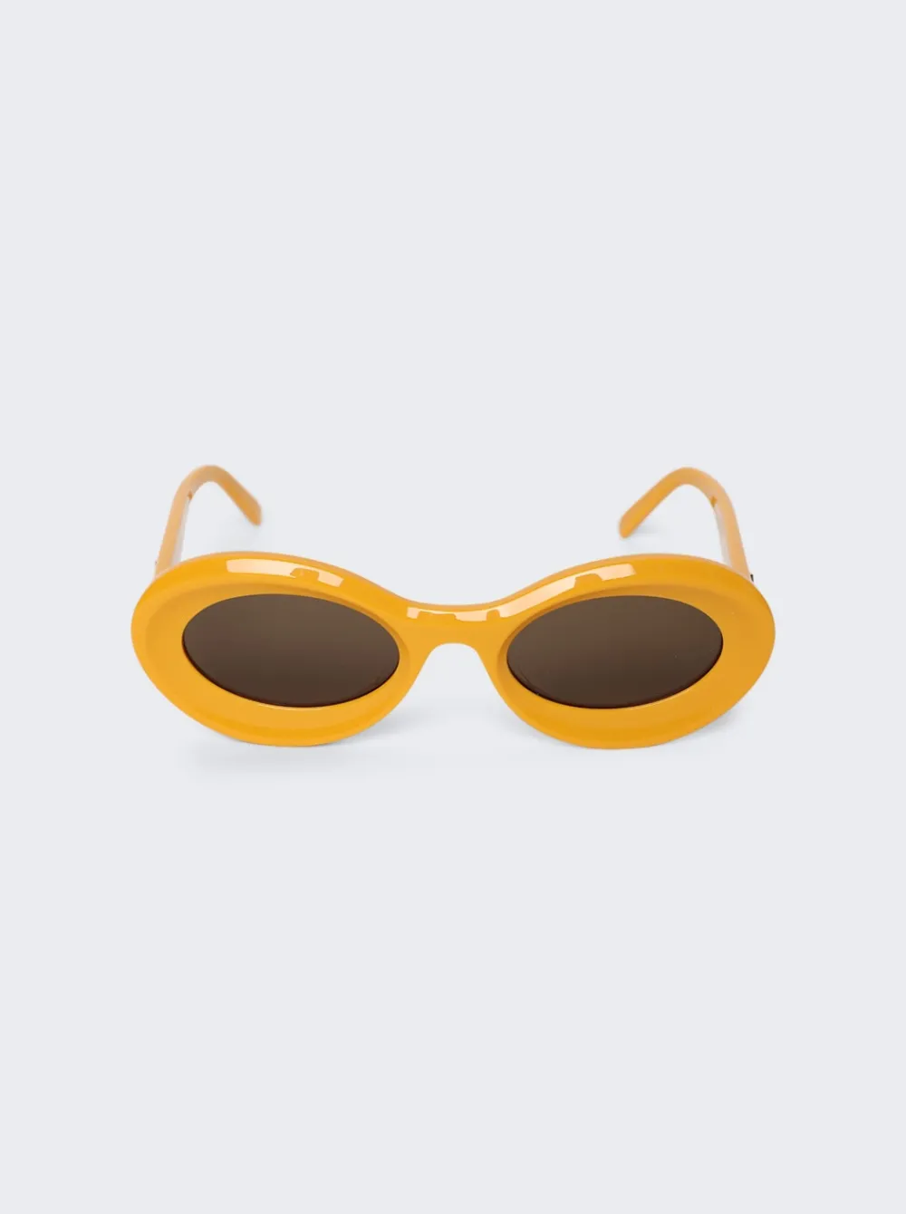 Loewe Paula'S Ibiza Loop Sunglasses Shiny Yellow And Brown