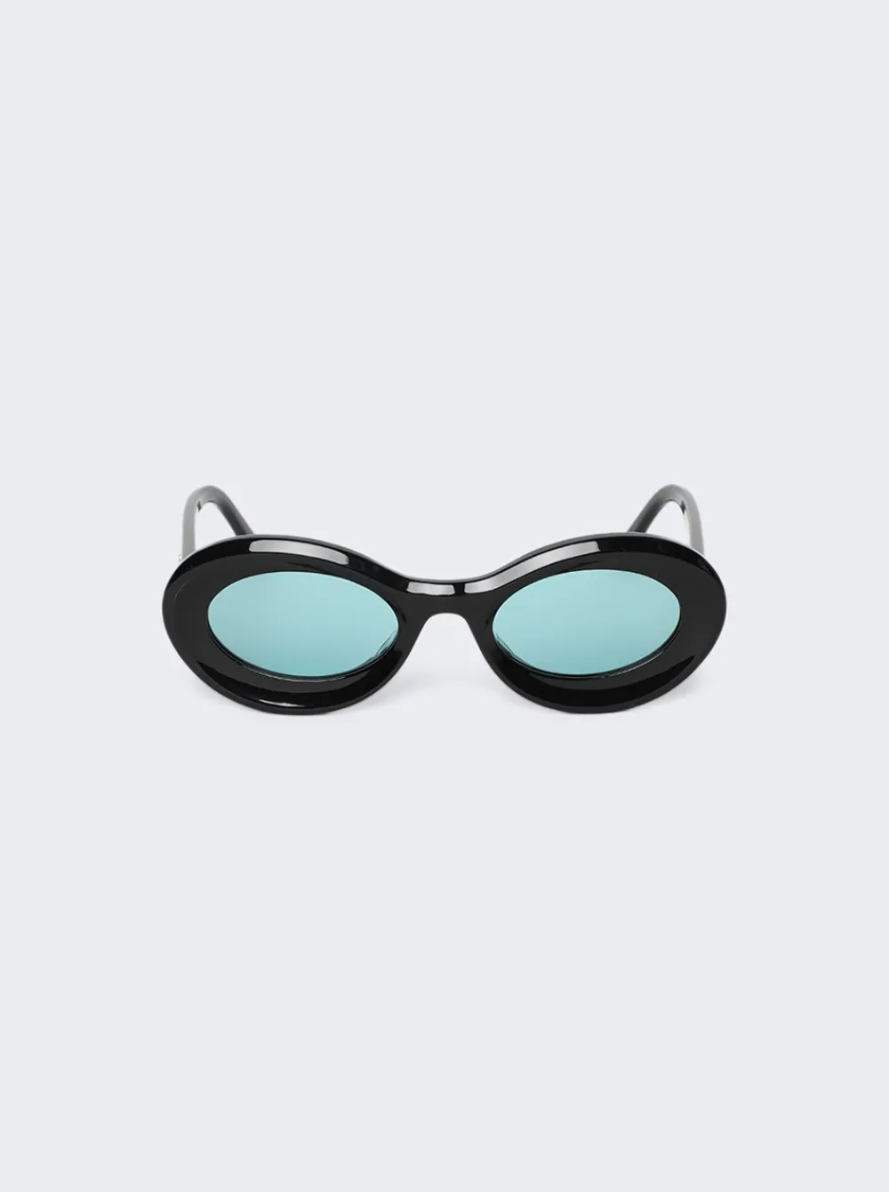 Loewe Paula'S Ibiza Loop Sunglasses Shiny Black And Blue