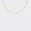 EF Collection Pave Diamond Marquise Necklace 14K Gold