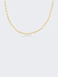 EF Collection Pave Diamond Marquise Necklace 14K Gold