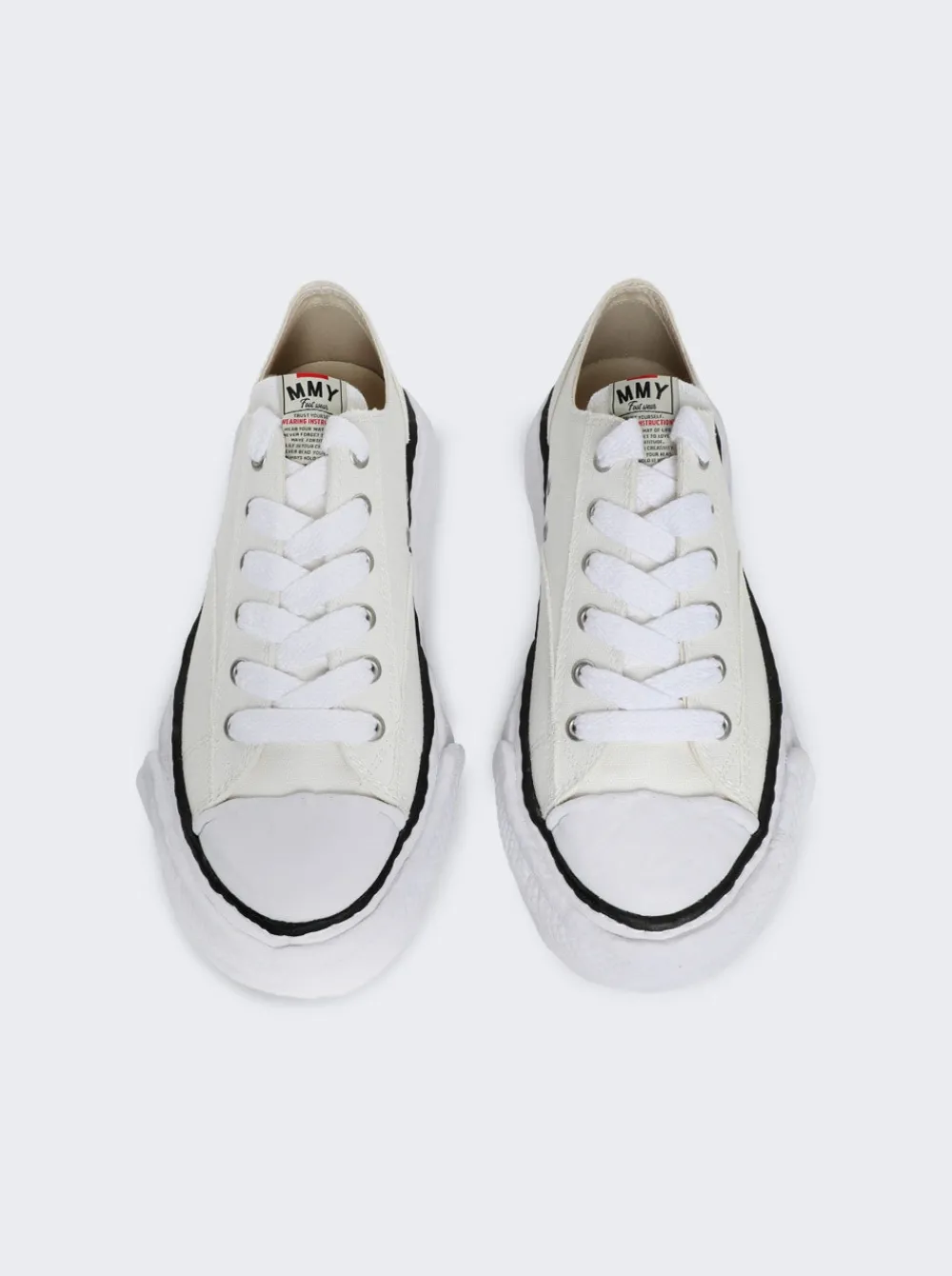 Maison MIHARA YASUHIRO Peterson 23 Low-Top Canvas Sneakers White