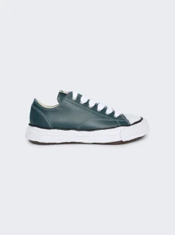 Maison MIHARA YASUHIRO Peterson 23 Low-Top Leather Sneakers Blue