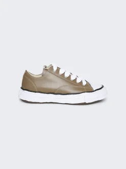 Maison MIHARA YASUHIRO Peterson 23 Low-Top Leather Sneakers Brown