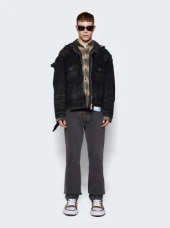 Maison MIHARA YASUHIRO Peterson 23 Low-Top Leather Sneakers Brown