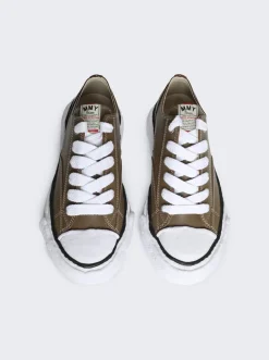 Maison MIHARA YASUHIRO Peterson 23 Low-Top Leather Sneakers Brown