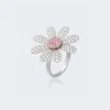 Mio Harutaka Pink Sapphire Margaret Ring 18K White Gold And Rose Gold