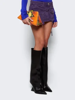 The Attico 8.30 Pm Clutch Orange