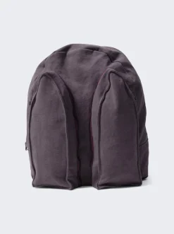 WHO DECIDES WAR Pocketed Book Bag Violet
