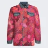 Earthling VIP Poetic Lust Denim Jacket Pink And Red