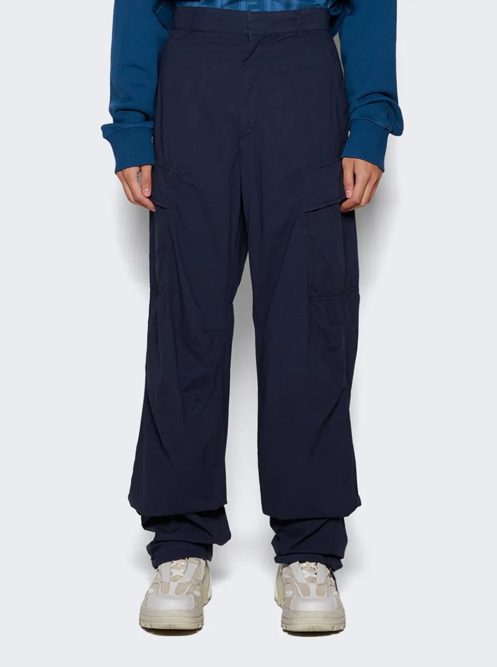 Givenchy Poplin Pants With Pockets Oil Blue