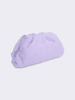 Bottega Veneta Pouch Bag Wisteria Silver