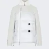 Sacai Primaloft Gold Padded Jacket Grey And White
