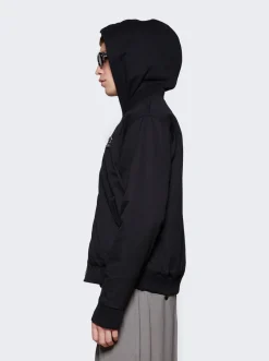 Fred Perry x Raf Simons Printed Bomber Jacket Black
