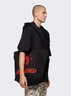 Raf Simons Printed Tote Bag Black
