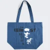 Raf Simons Printed Tote Bag Blue