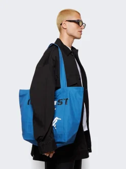 Raf Simons Printed Tote Bag Blue
