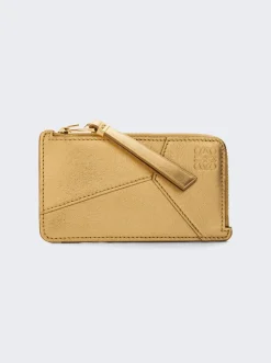 Loewe Puzzle Coin Cardholder Gold