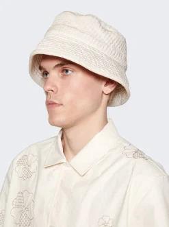 Paris Laundry Quilted Vintage Bucket Hat Sable