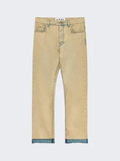 Loewe Raw Edge Jeans Tea Wash