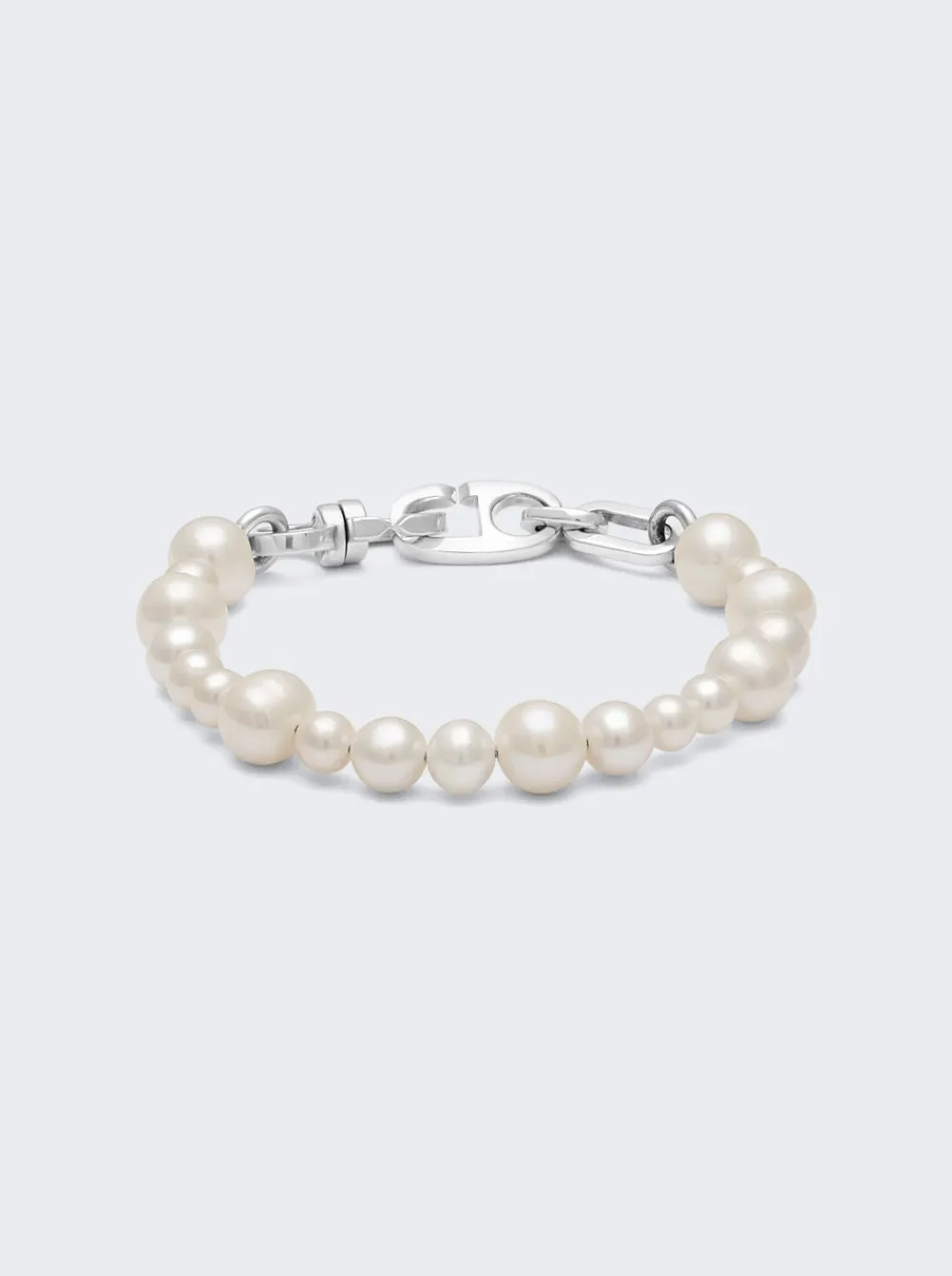 Maor Reidak Bracelet In Silver With White Pearls