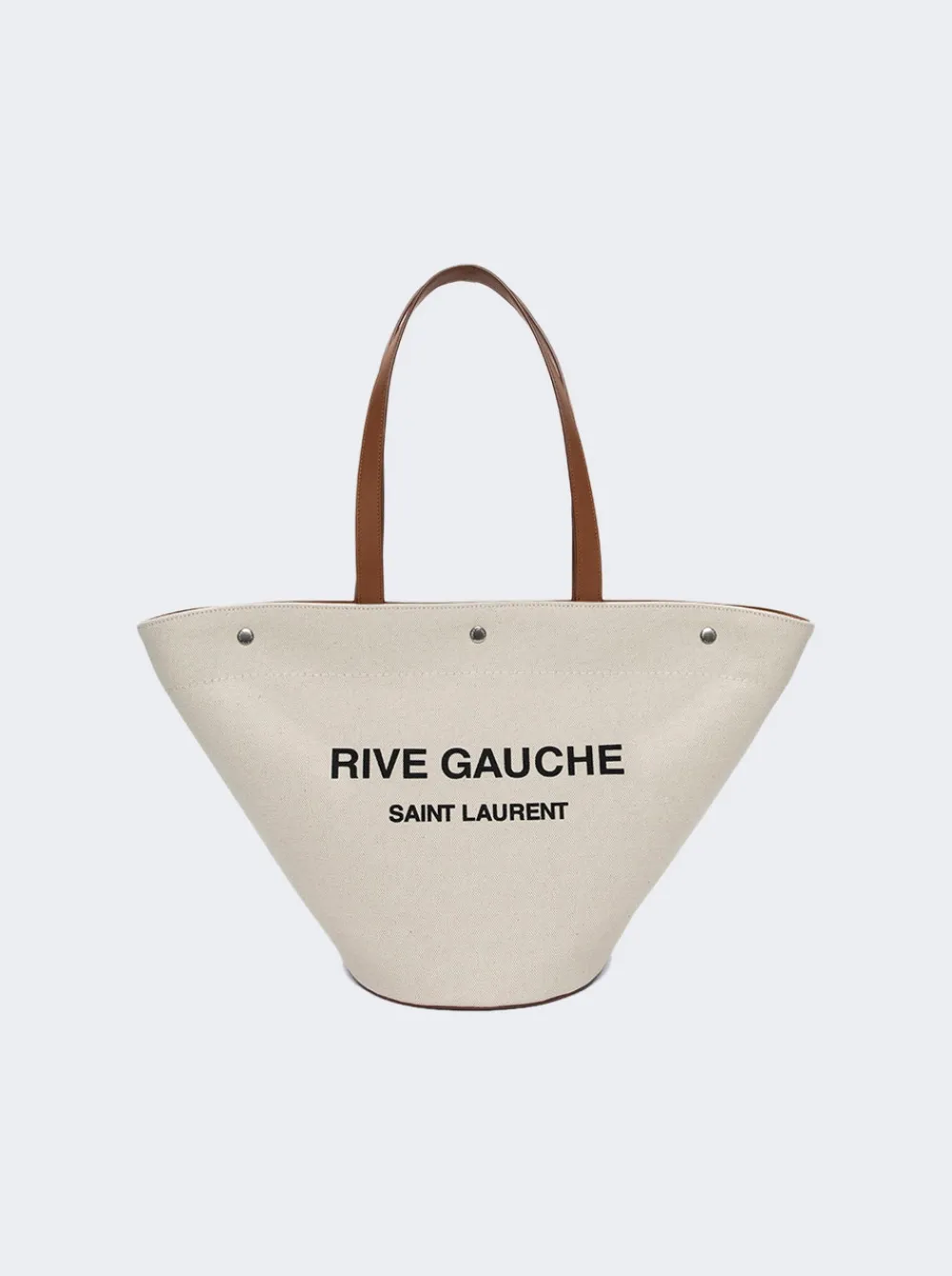 Saint Laurent Rive Gauche Basket Bag Natural