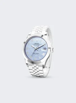 PRIVATE LABEL LONDON Rolex Datejust 41Mm Blue Mother Of Pearl Dial
