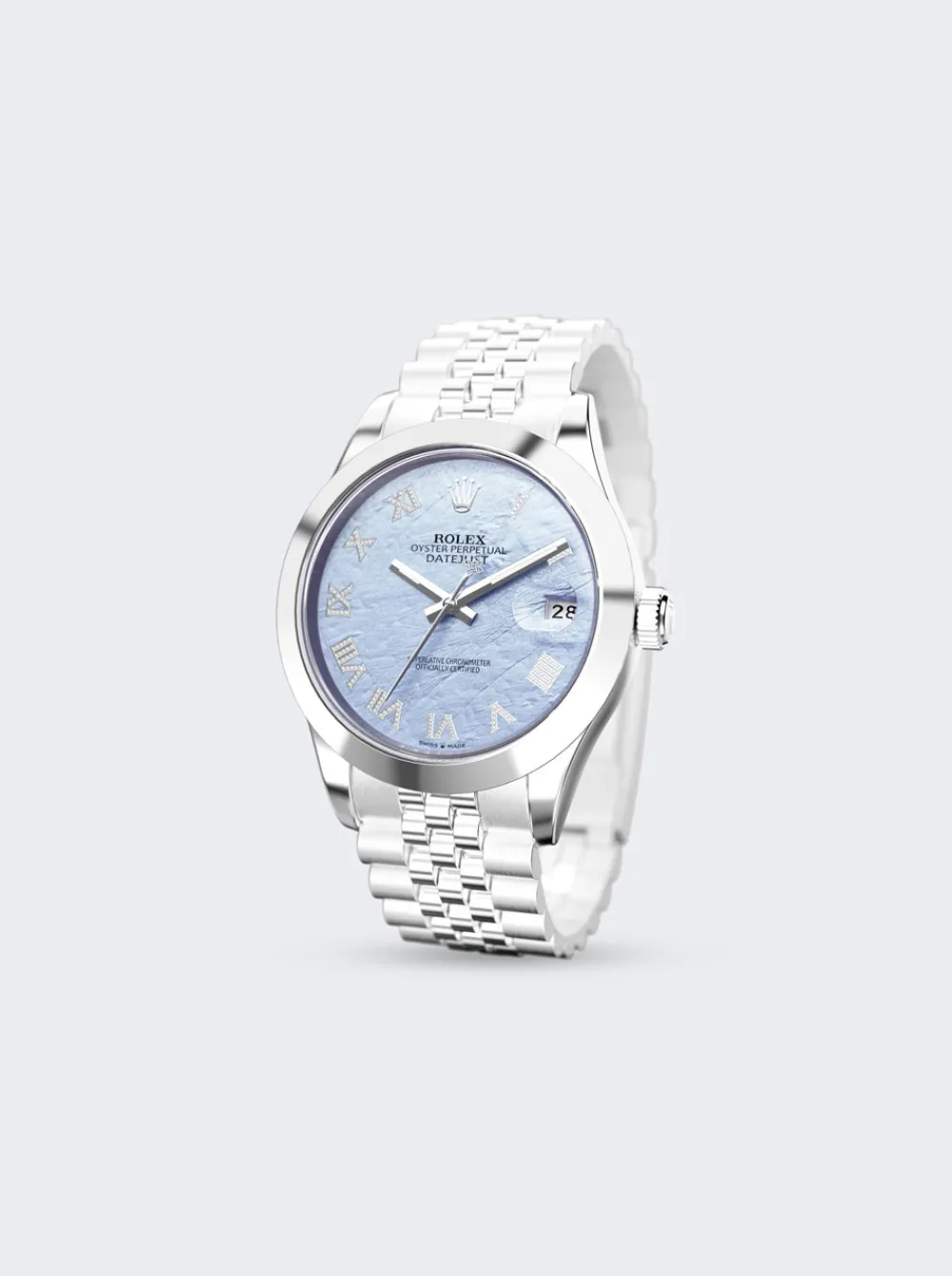 PRIVATE LABEL LONDON Rolex Datejust 41Mm Blue Mother Of Pearl Dial