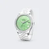 PRIVATE LABEL LONDON Rolex Datejust 41Mm Green Mother Of Pearl Dial