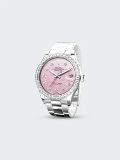 PRIVATE LABEL LONDON Rolex Datejust 41Mm Pink Mother Of Pearl Dial