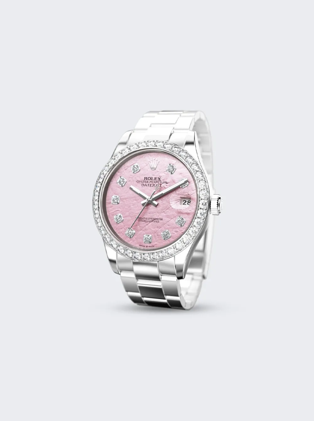 PRIVATE LABEL LONDON Rolex Datejust 41Mm Pink Mother Of Pearl Dial