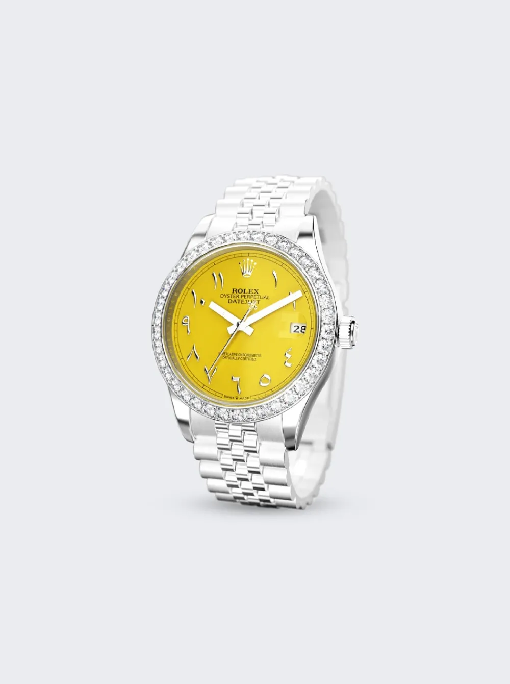 PRIVATE LABEL LONDON Rolex Datejust 41Mm Yellow Dial