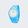 PRIVATE LABEL LONDON Rolex Datejust Smooth Ceramic Ccoated White Dial Oyster Bracelet Blueberry Blue Hour Markers