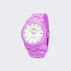 PRIVATE LABEL LONDON Rolex Datejust Smooth Ceramic Ccoated White Dial Oyster Bracelet Grape Purple Hour Markers