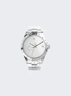 PRIVATE LABEL LONDON Rolex Datejust White Diamond Scattered Bezel White Dial Gem Set Starsign Oyster Bracelet