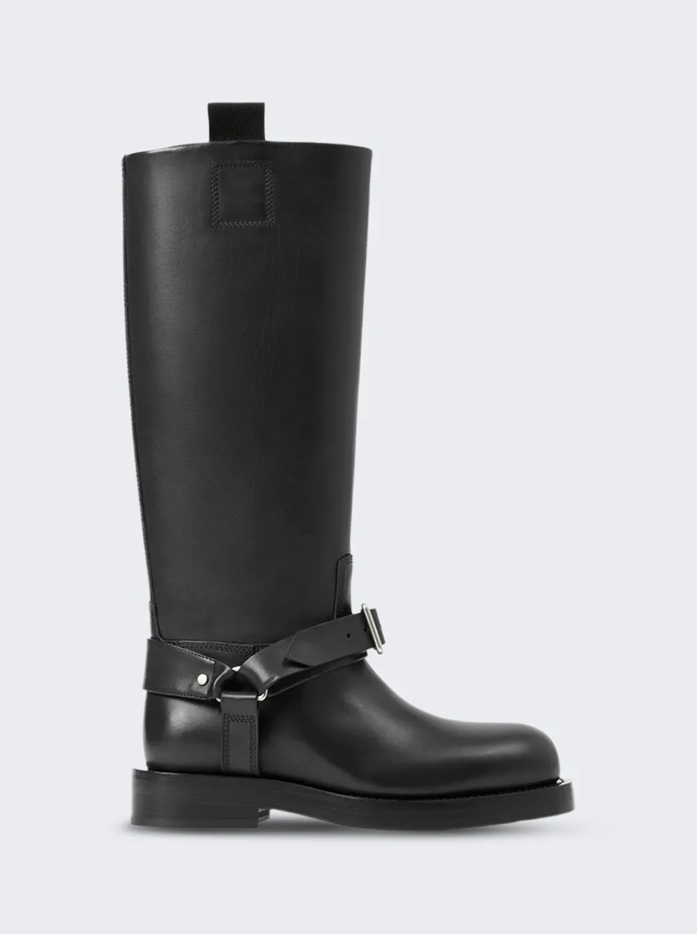 BURBERRY Saddle High Boots Black