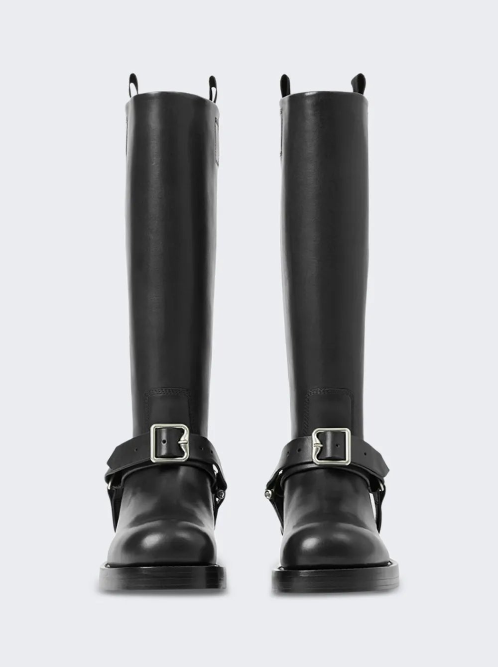 BURBERRY Saddle High Boots Black
