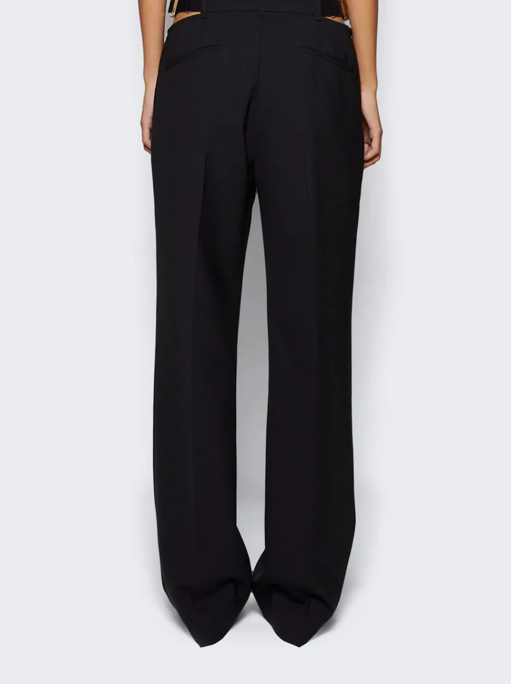Dion Lee Safety Slider Trouser Black