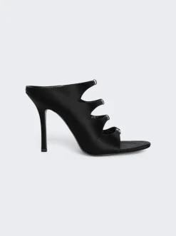 Alexander Wang Satin Lolita 105 Sandal Black