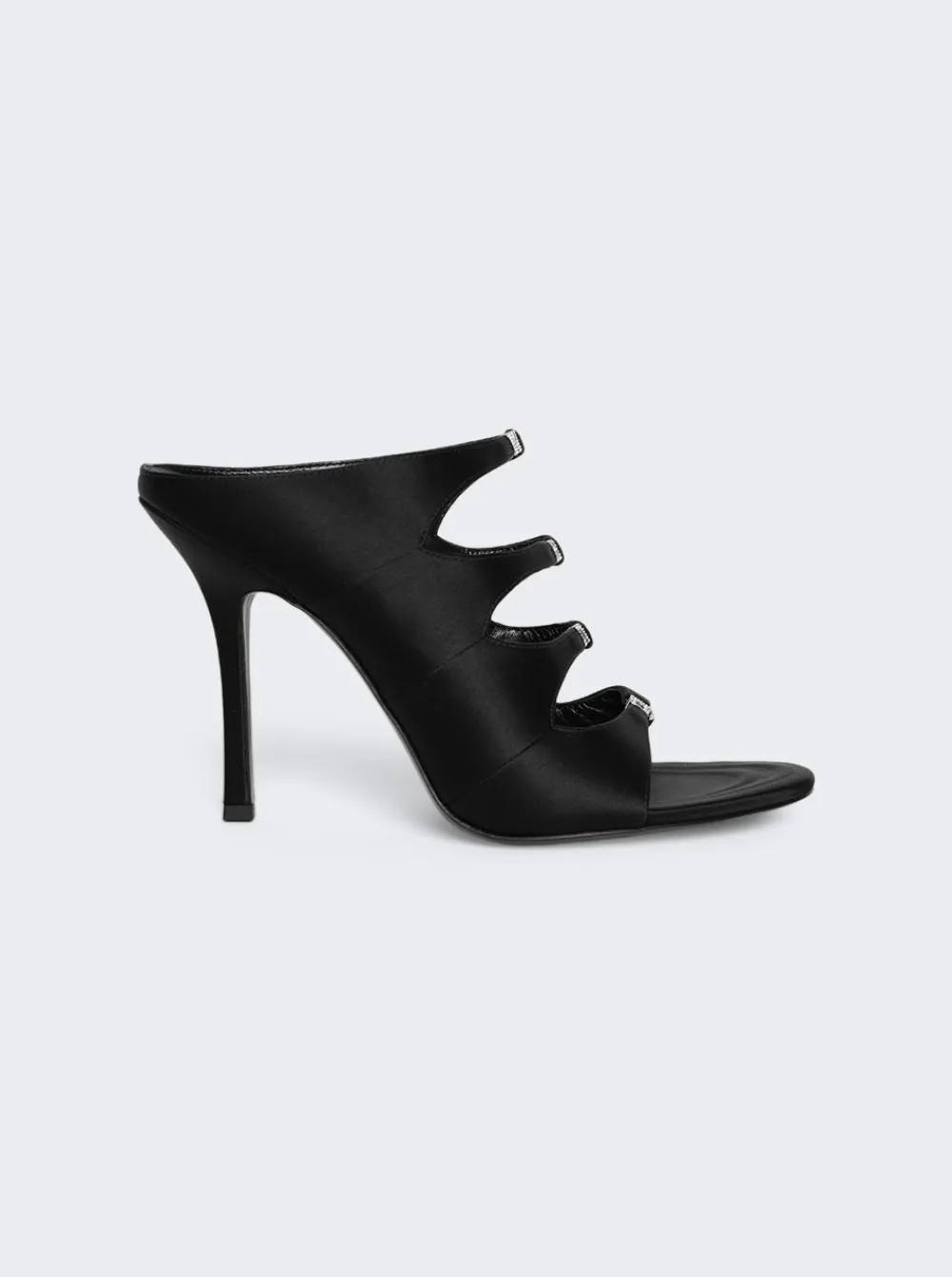 Alexander Wang Satin Lolita 105 Sandal Black