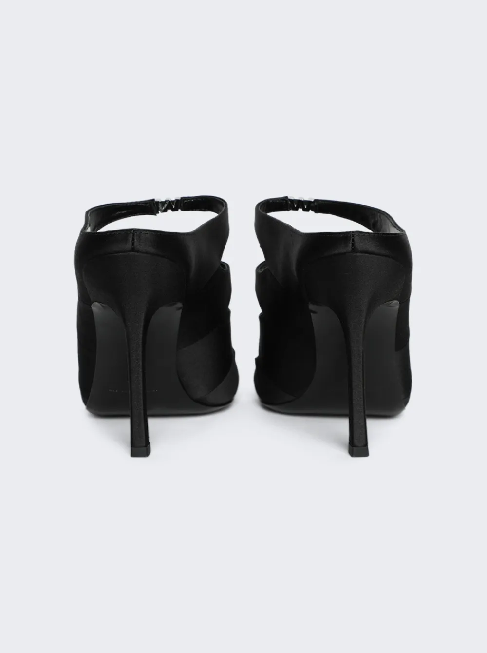 Alexander Wang Satin Lolita 105 Sandal Black