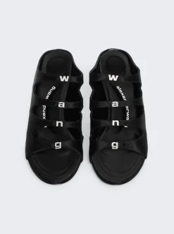 Alexander Wang Satin Lolita 105 Sandal Black