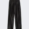 Alexander Wang Satin Track Pants Black