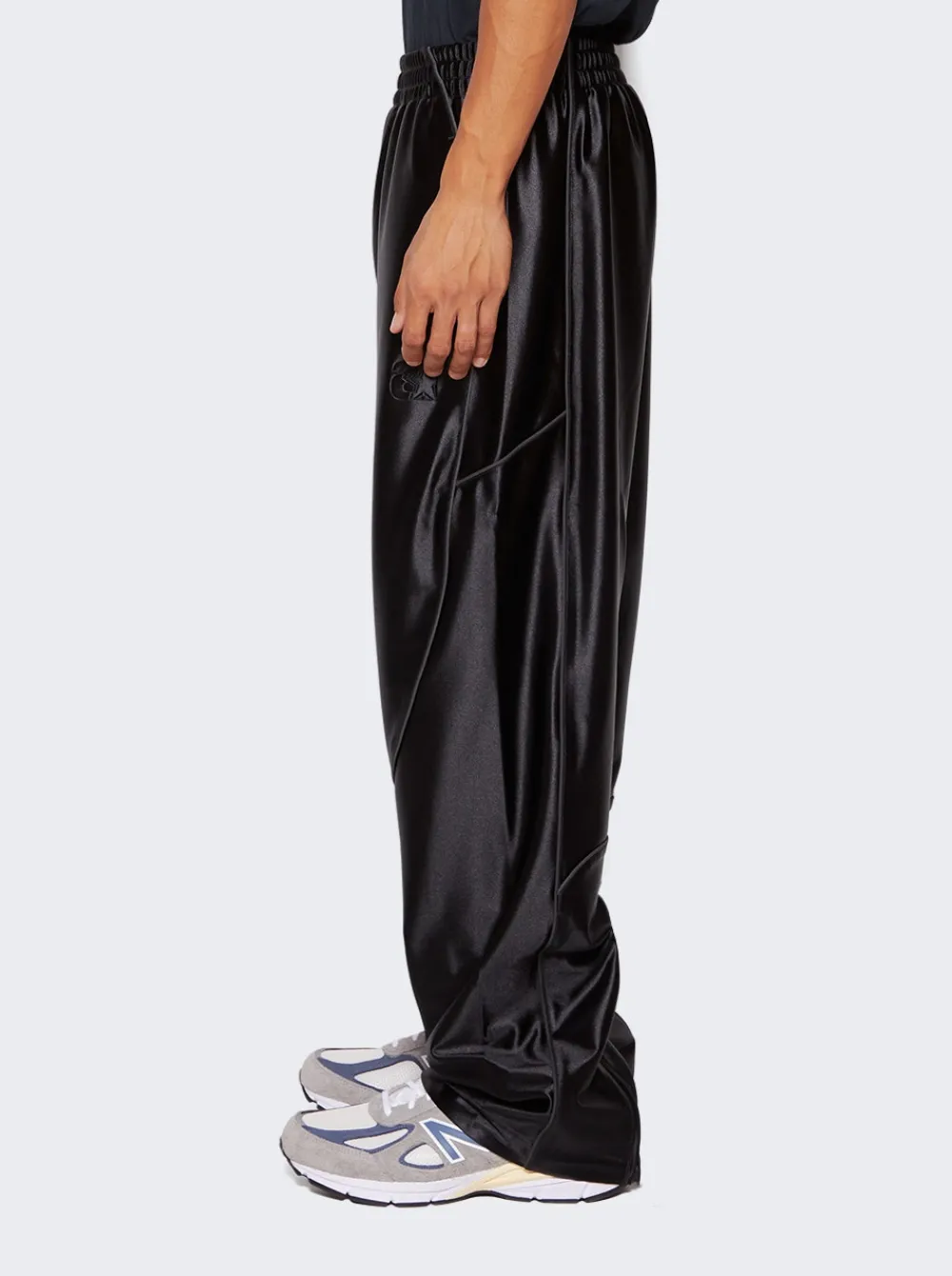 Alexander Wang Satin Track Pants Black