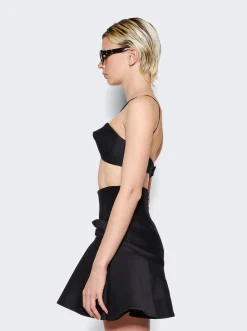 Versace Sculptural Bra Top Black