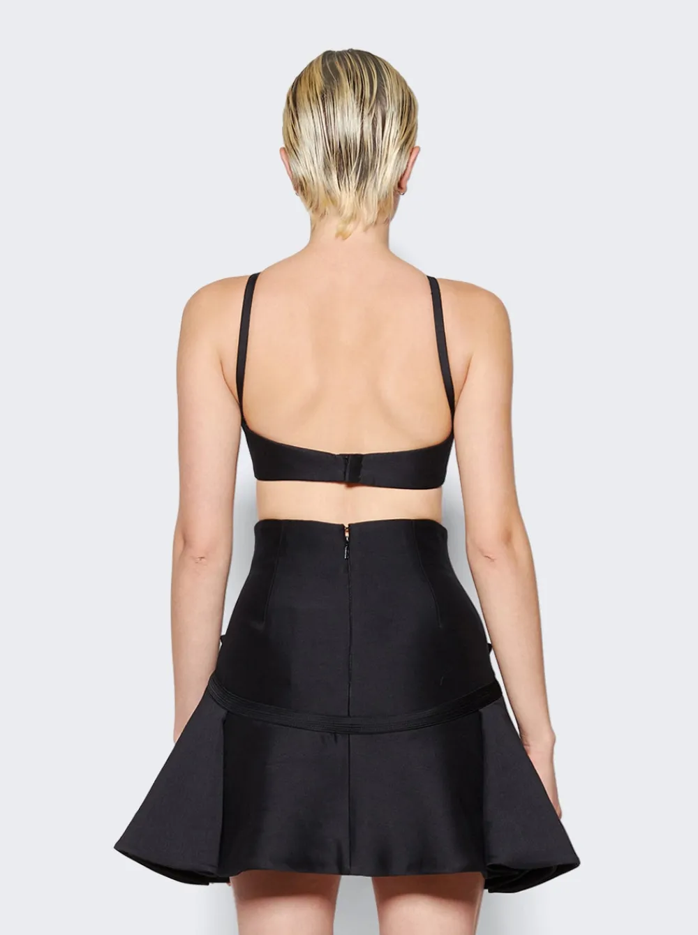 Versace Sculptural Bra Top Black