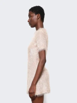 Rabanne Short Dress Light Pink